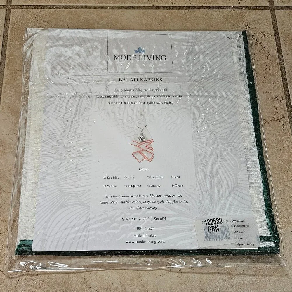4 MODE LIVING GREEN EMBROIDERED BEL AIR 20